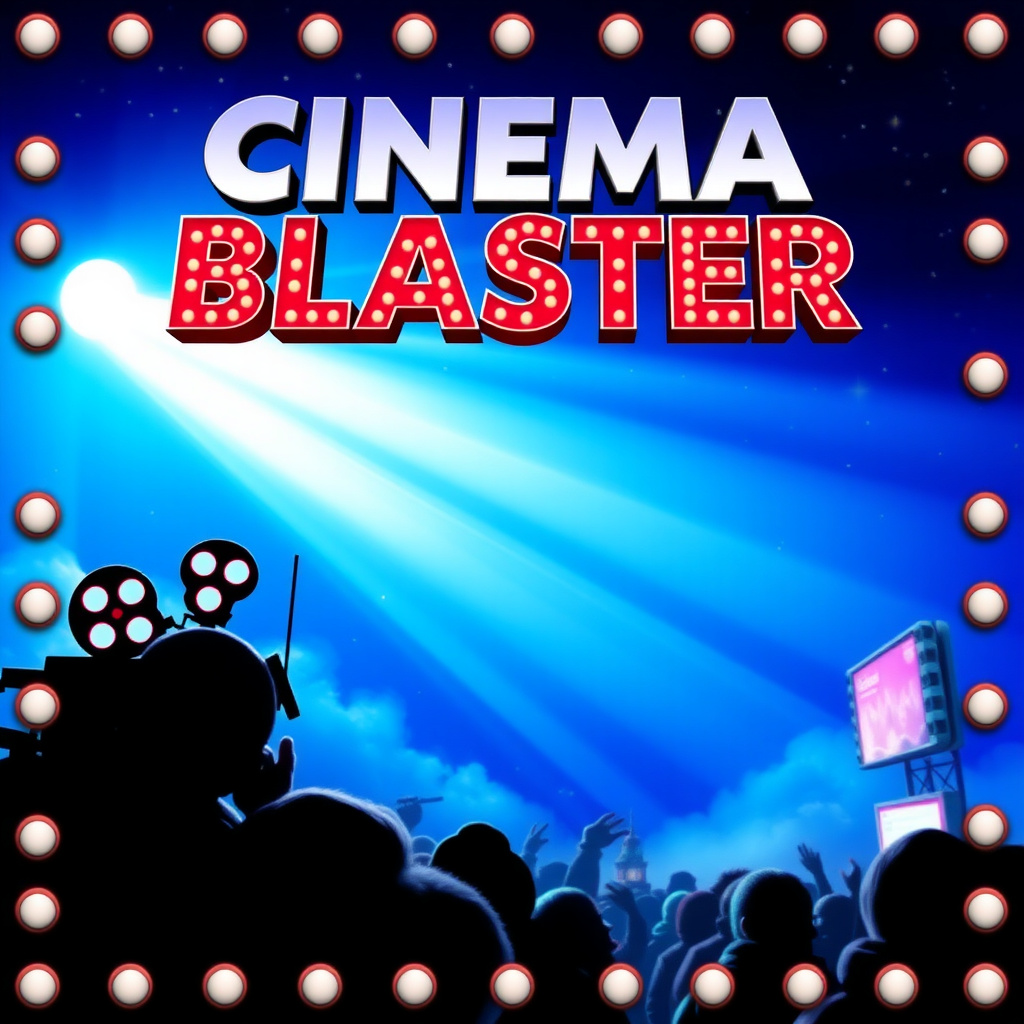 Cinema block bluster movie poster